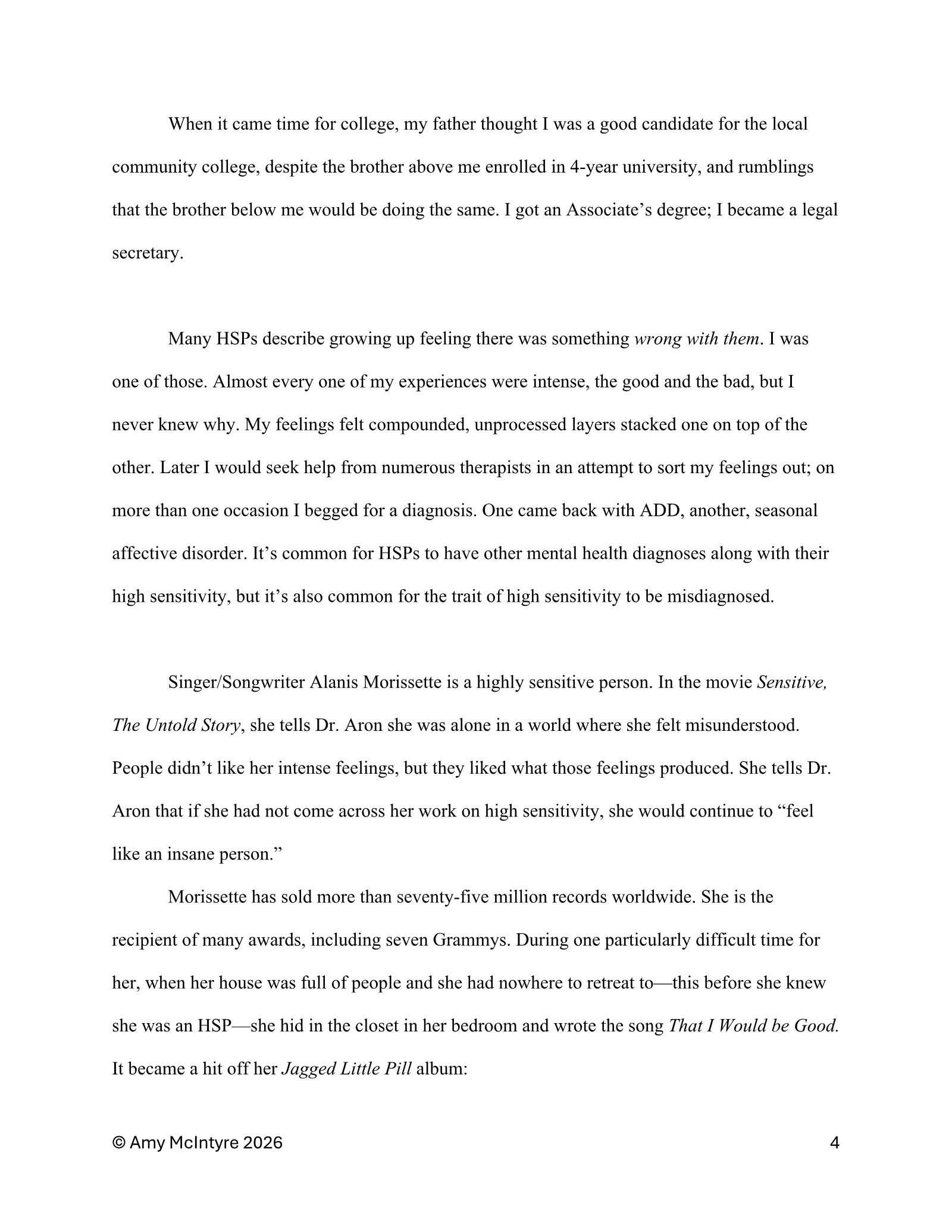 Page 4 of Born to Create