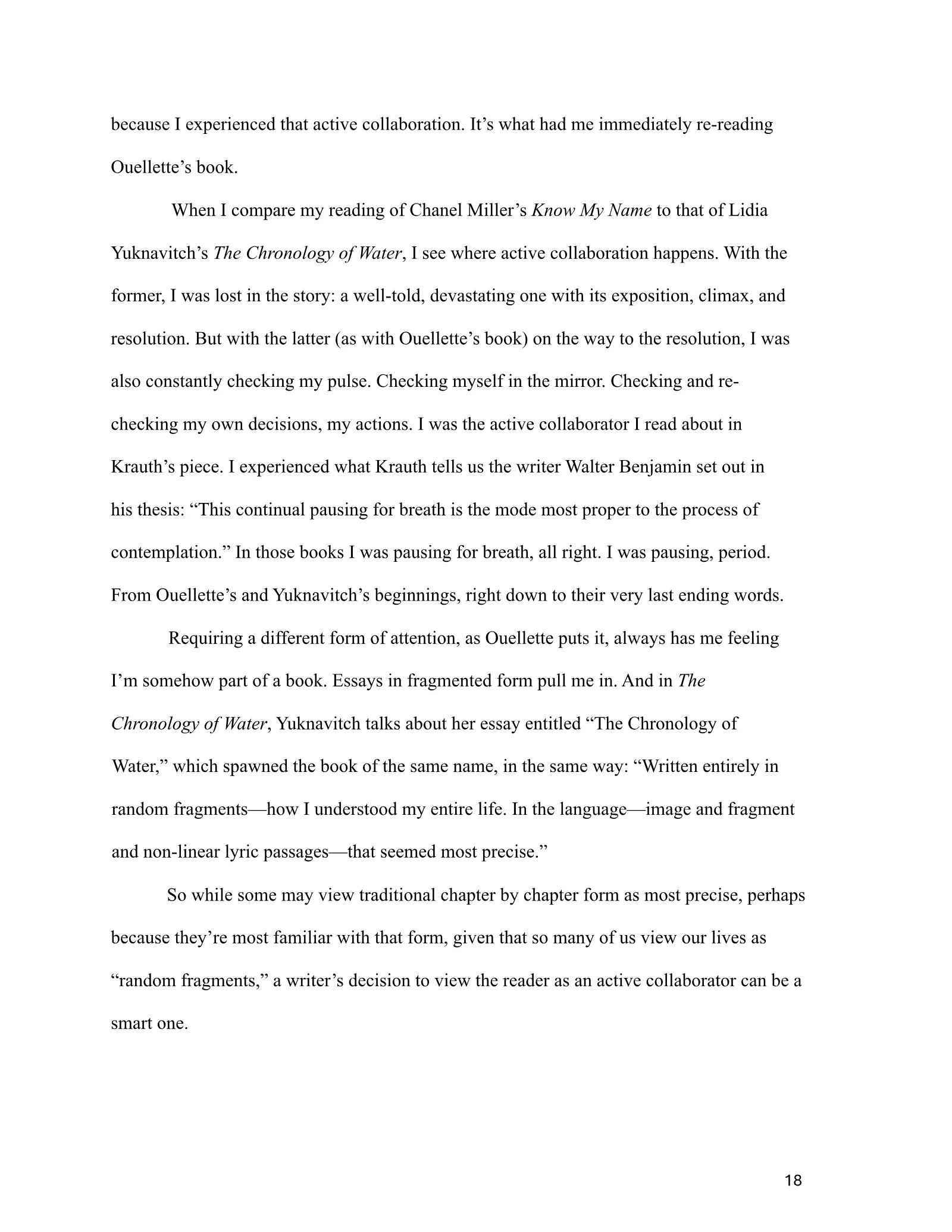 Page 18 of Organization in Memoir